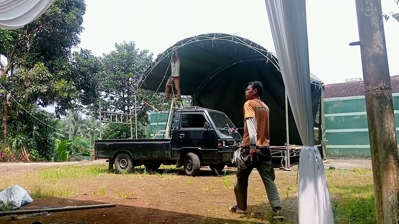 Di TERPA HUJAN DAN PANAS☀️🌨️ acara buat rajaban 