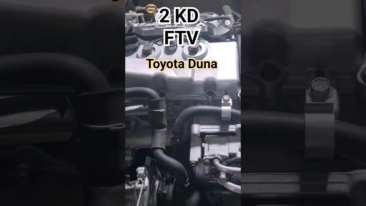 Почему дымит мотор,Toyota duna 2KD ftv!?