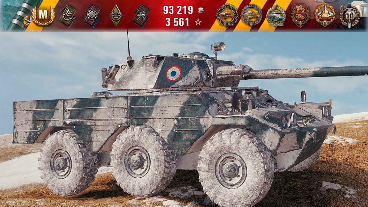 Panhard AML Lynx 6x6 • 6.8К УРОНА 8 ФРАГОВ • WoT Gameplay
