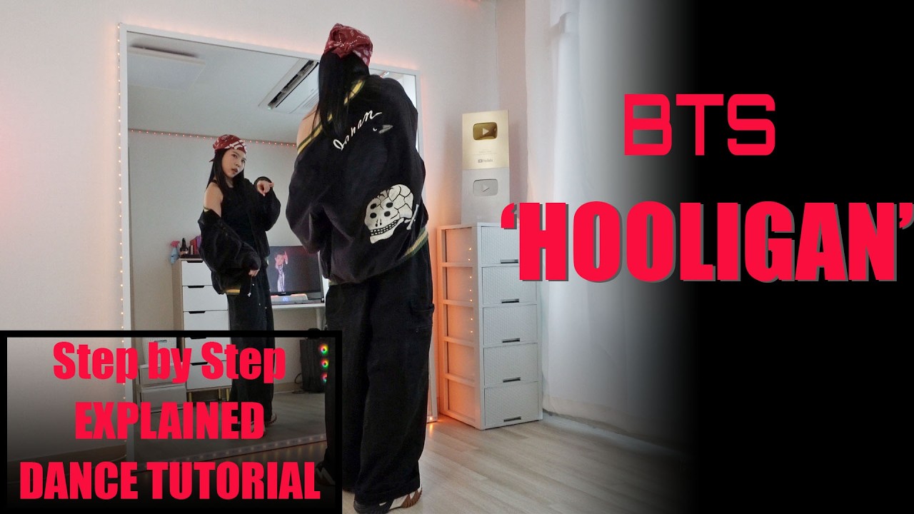Step by Step BTS (방탄소년단) &lsquo;HOOLIGAN&rsquo; #dancetutorial