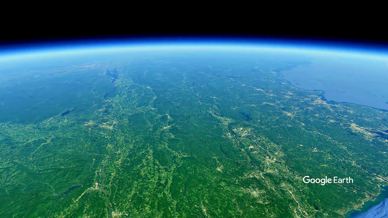 New York City - 100KM drone video - Google Earth Studio