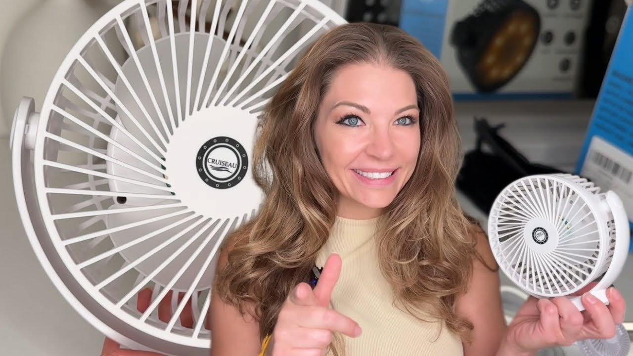 Magnetic Cruise Fan with 8000mAh Rechargeable PowerBank Strong Magnet Light Fan