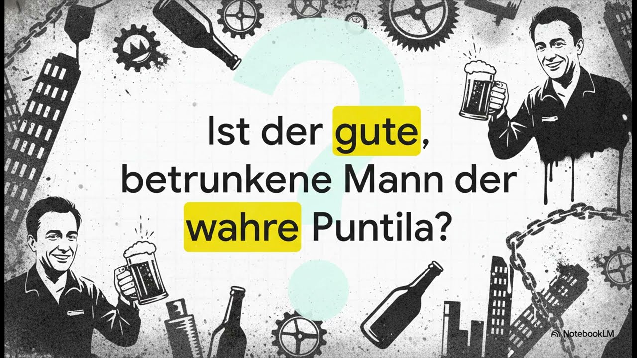 Herr Puntila und sein Knecht Matti, Puntila, Matti, Volksst&uuml;ck |&nbsp;Bertolt Brecht gut erkl&auml;rt