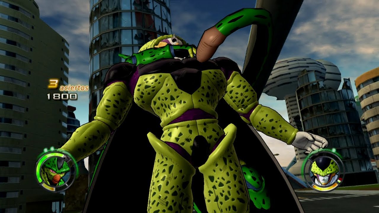 Dragon Ball: Raging Blast 2 Cell Imperfecto vs Cell Perfecto