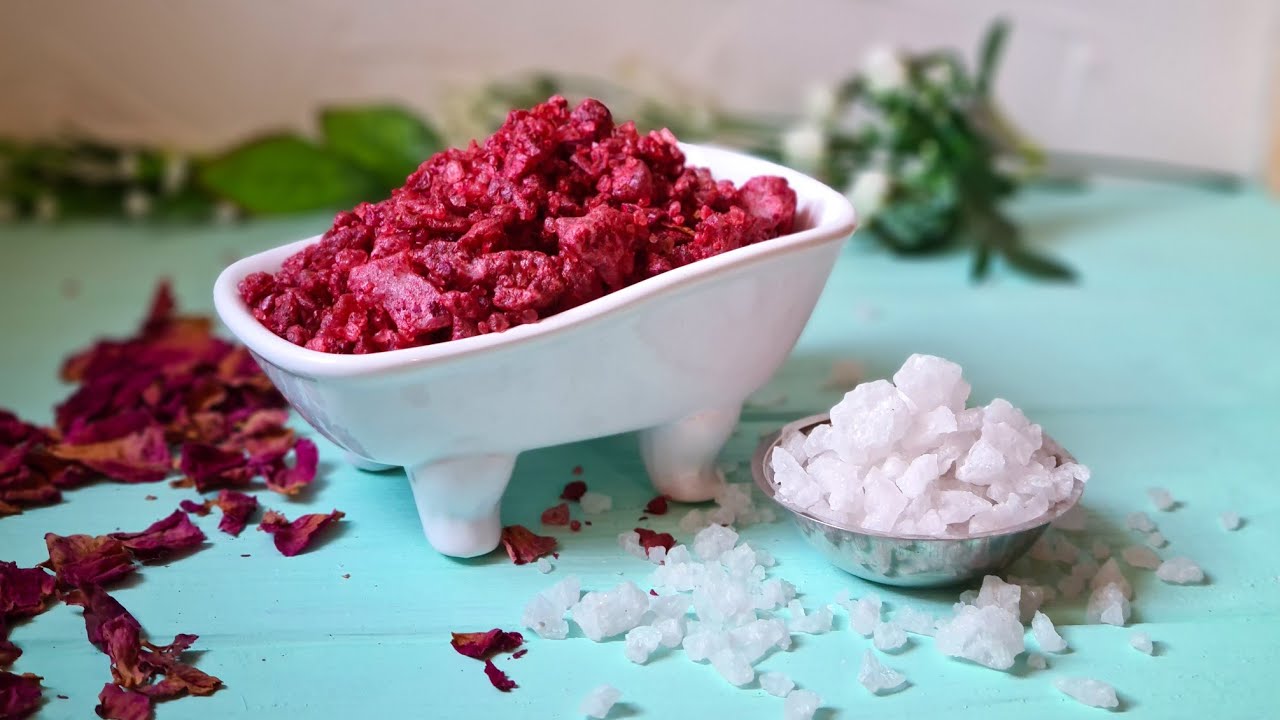 Соль для ванн с пудрой лепестков роз🌹