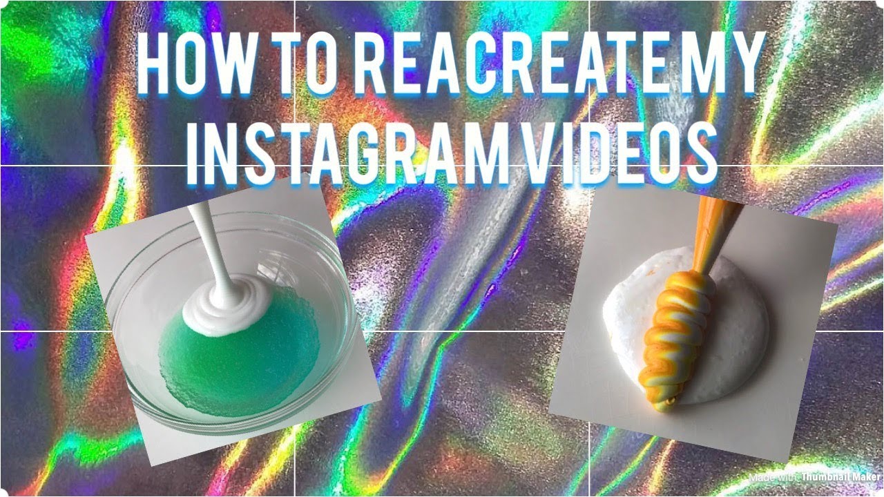 How To Re-Create my Instagram Videos!