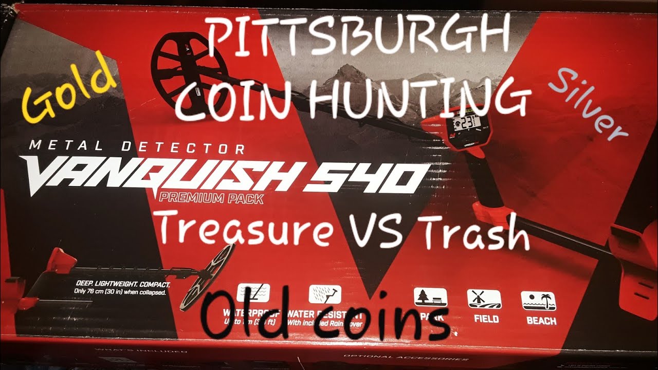 TREASURE VS TRASH #2  Minelab Vanquish 540. GOLD & SILVER found.  Metal detecting Pittsburgh.