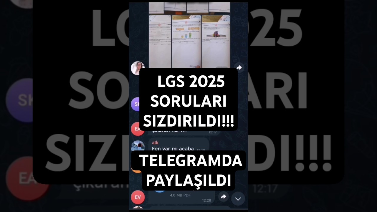 LGS 2025 SORULARI SIZDIRILDI #lgs #lgs2025 #soru #sizdirildi #calindi #meb