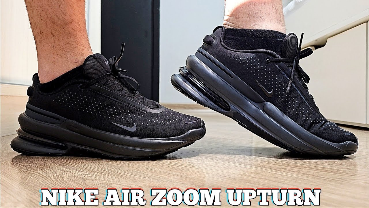 Review Do Tênis Nike Air Zoom Upturn Todo Preto | Demonstração No Pé | On  Feet | Tênis Uso Casual