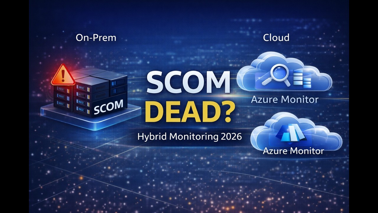 Is SCOM Dead in 2026? Hybrid Monitoring with Azure Monitor Explained