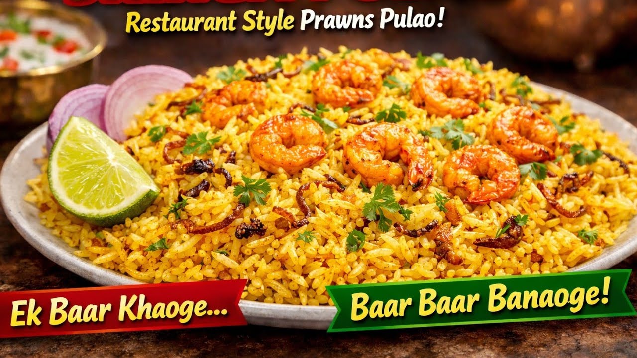 Bahut Tasty Jhinga Pulao – Simple & Perfect Recipe | Prawns Pulao 😋 (@Muskanvlogs64 )