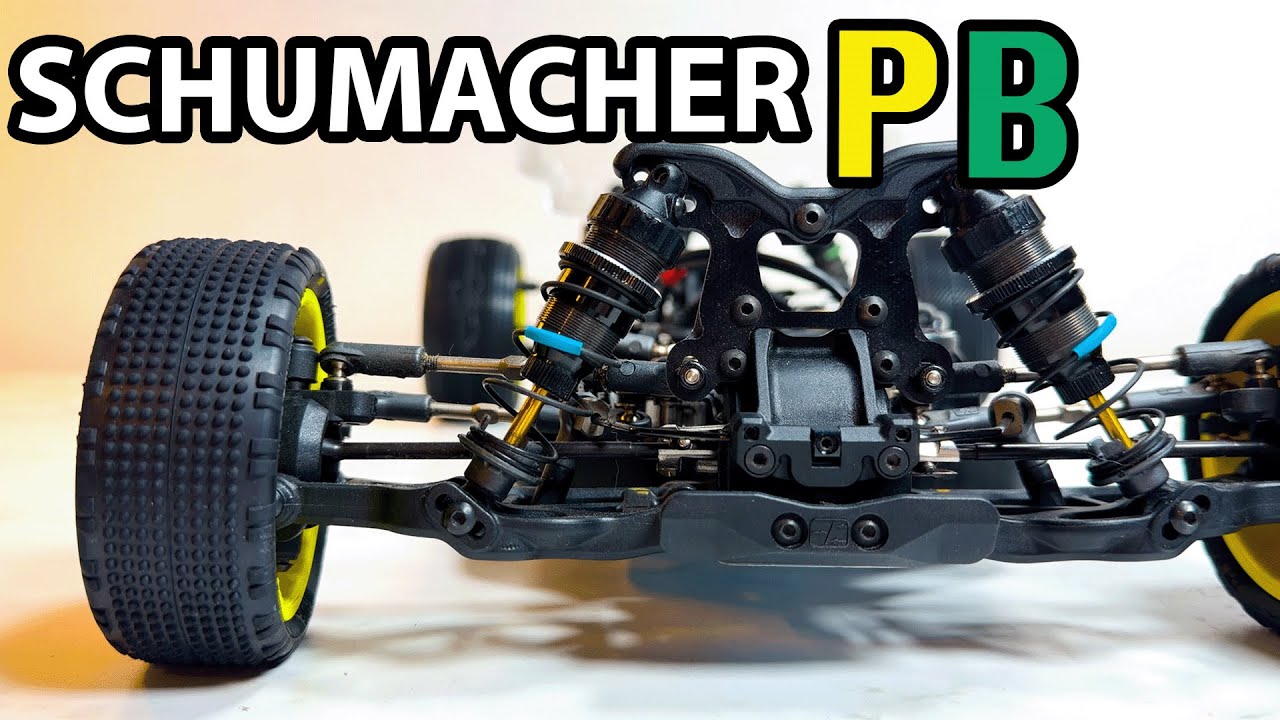 Радиоуправляемый гоночный багги Schumacher PB 4WD || На стенде