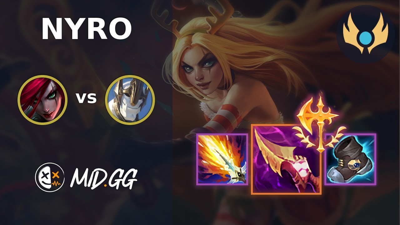 MID.GG: [ Nyro ] Katarina MID vs Galio | EUW CHALLENGER | LOL Season 2024