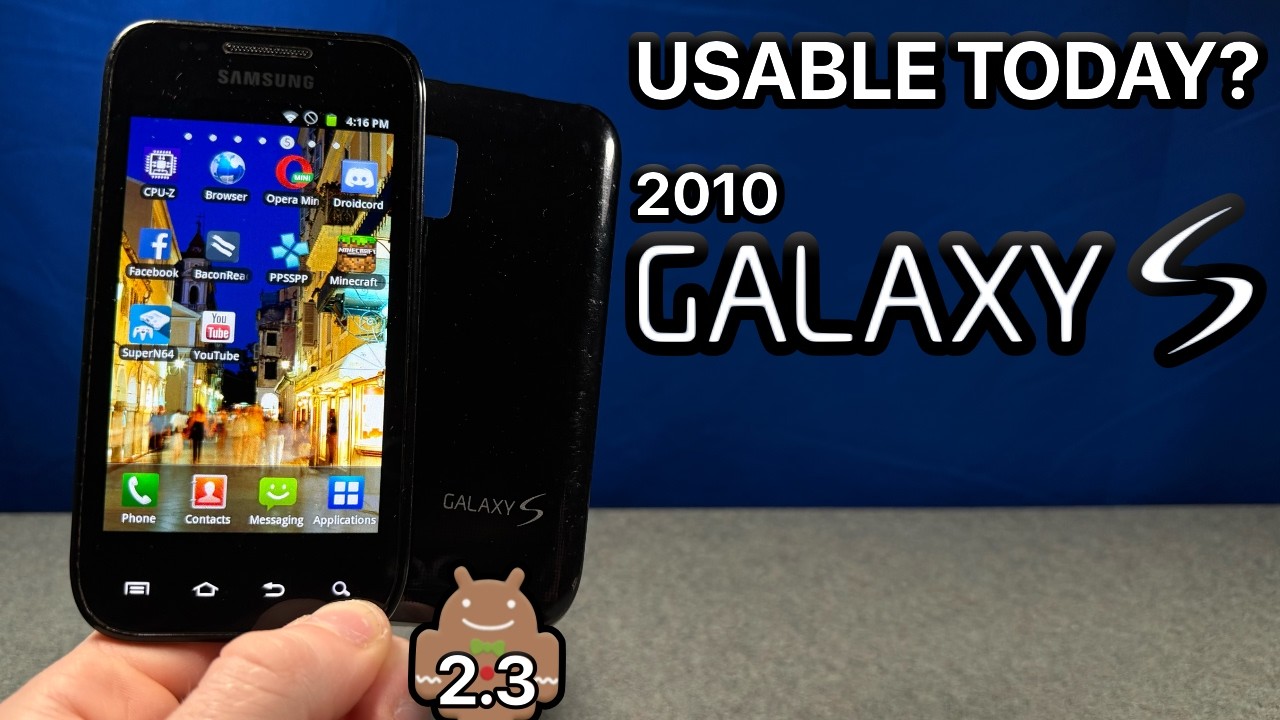 Trying to use the FIRST Galaxy S in 2026...