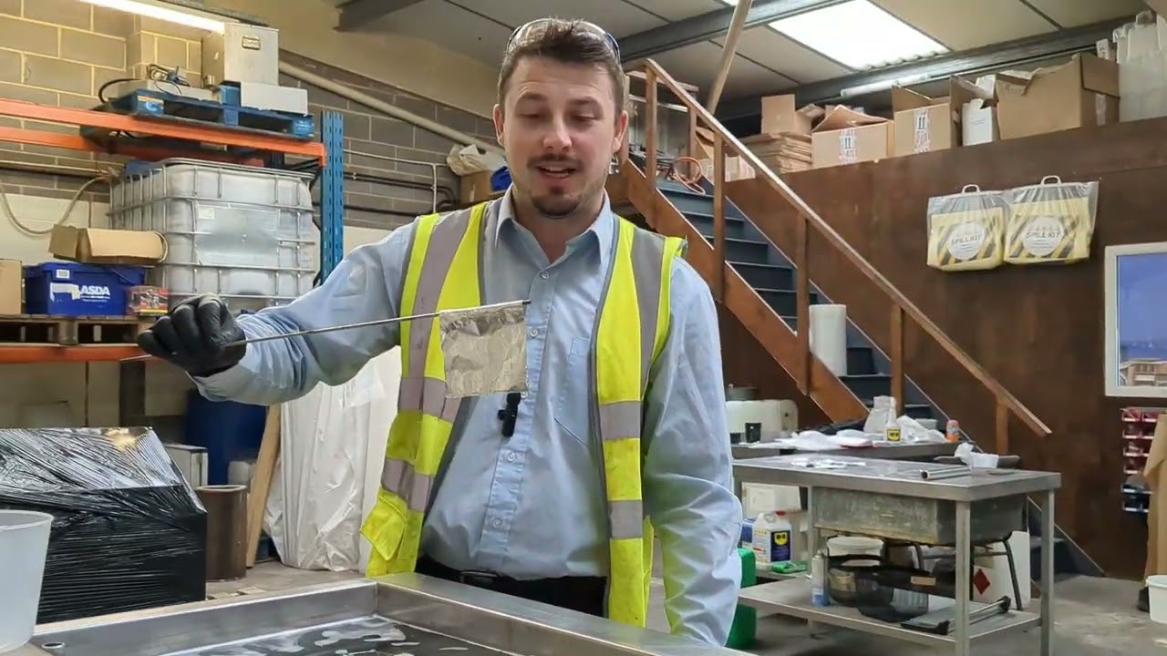 Aluminium foil test for ultrasonic tank