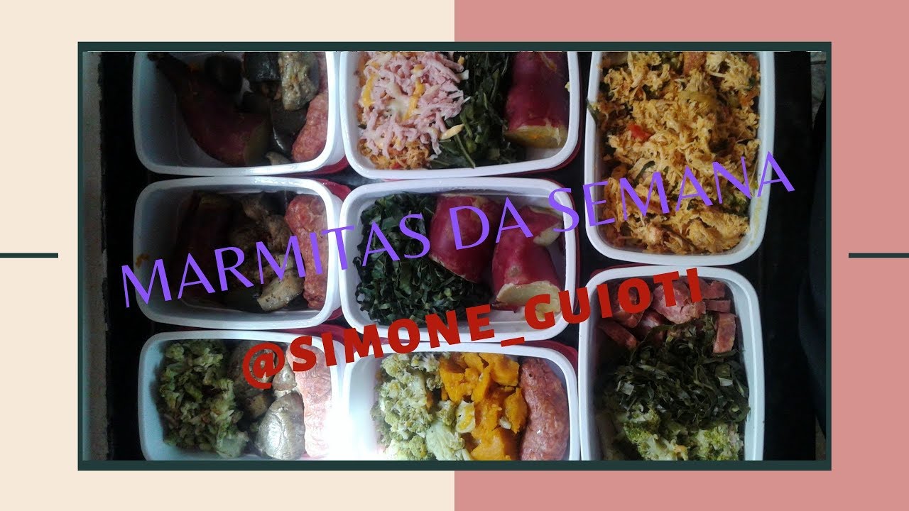 MARMITINHAS DA SEMANA - MUNDO DA SIMONE GUIOTTI