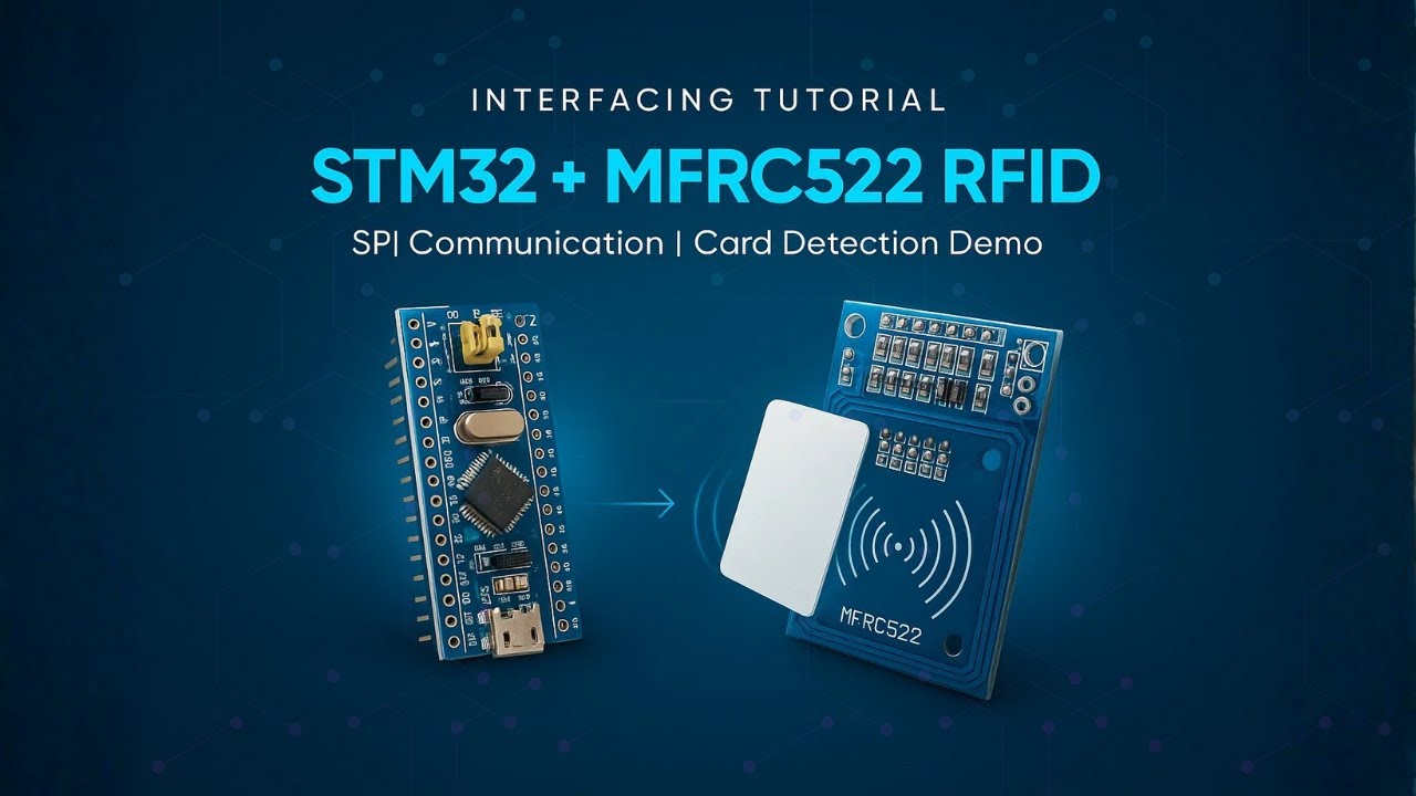 Учебное пособие по RFID-чипу STM32 MFRC522 | Интерфейс считывателя RFID с использованием SPI в ST...