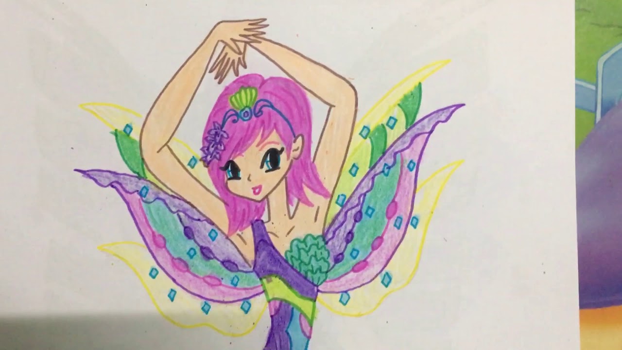 My Winx club Tecna ⚡️Drawing 2019