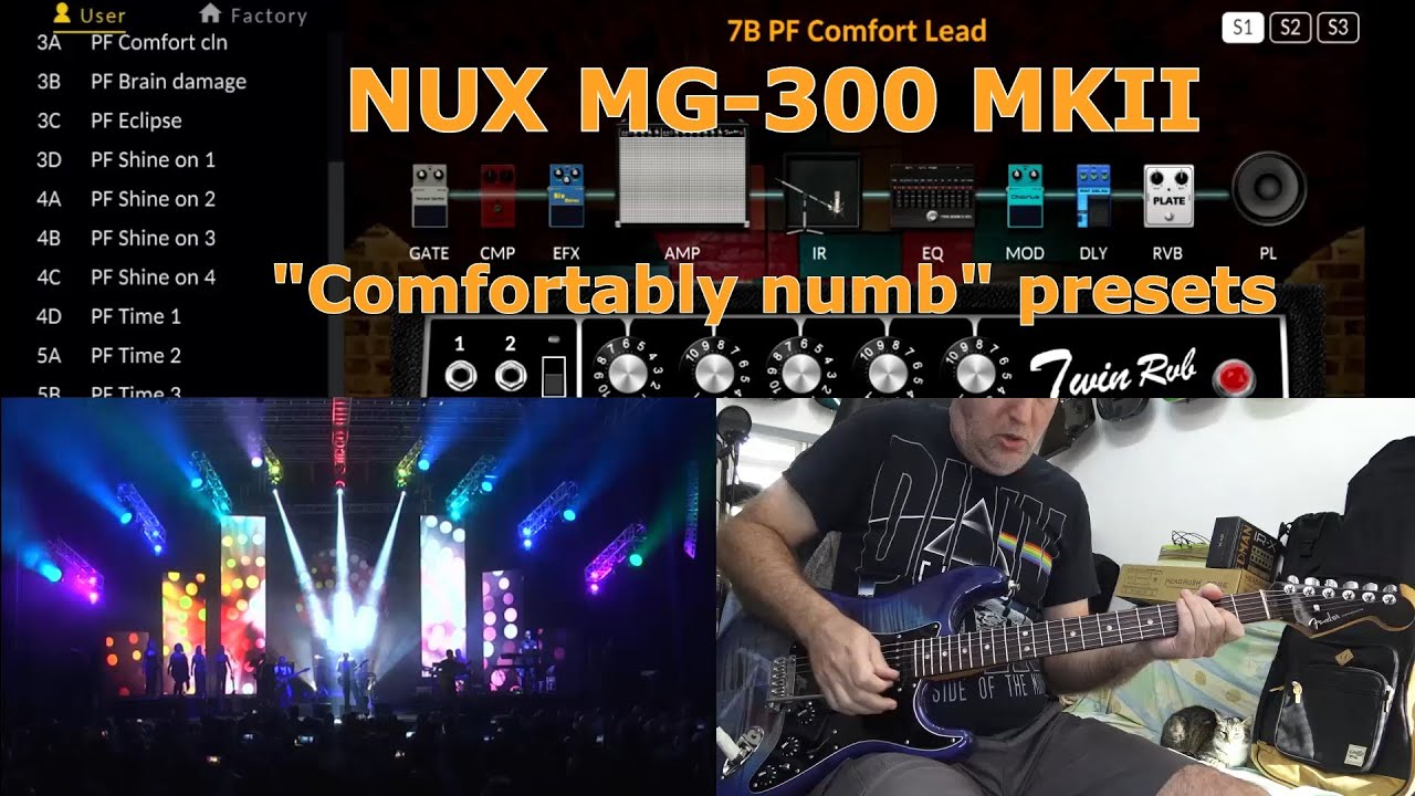 NUX MG-300 MKII | Comfortably numb
