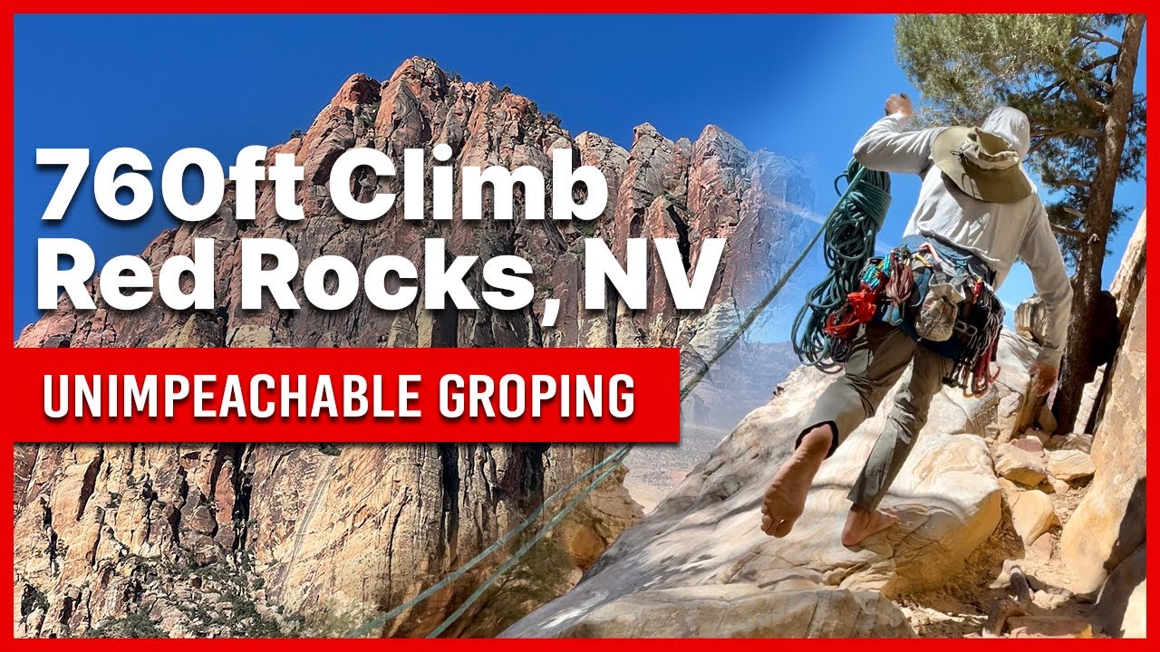Hiking Mojave Desert to Climb Unimpeachable Groping, Red Rocks