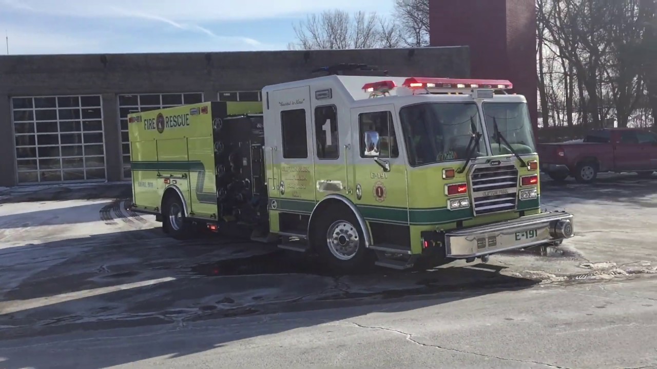 Clifton Park Fire Engine 191 Responding