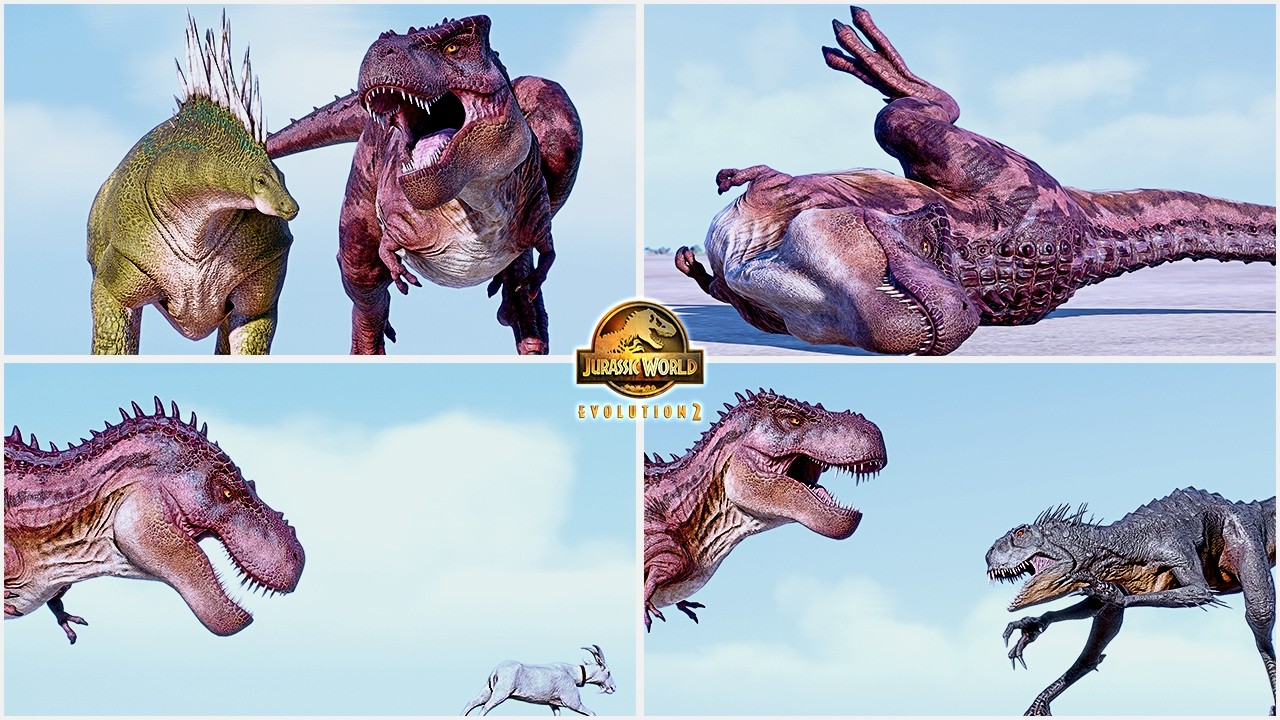 Tarbosaurus All Perfect Animations & Interactions 🦖 Jurassic World Evolution 2 - Cretaceous Predator