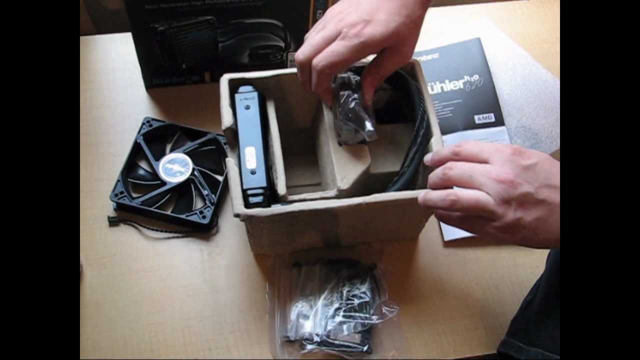 Antec25 K&uuml;hler H20 620 CPU Water Cooler Unboxing
