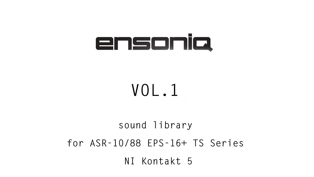 Ensoniq sound library Vol 1. DEMO
