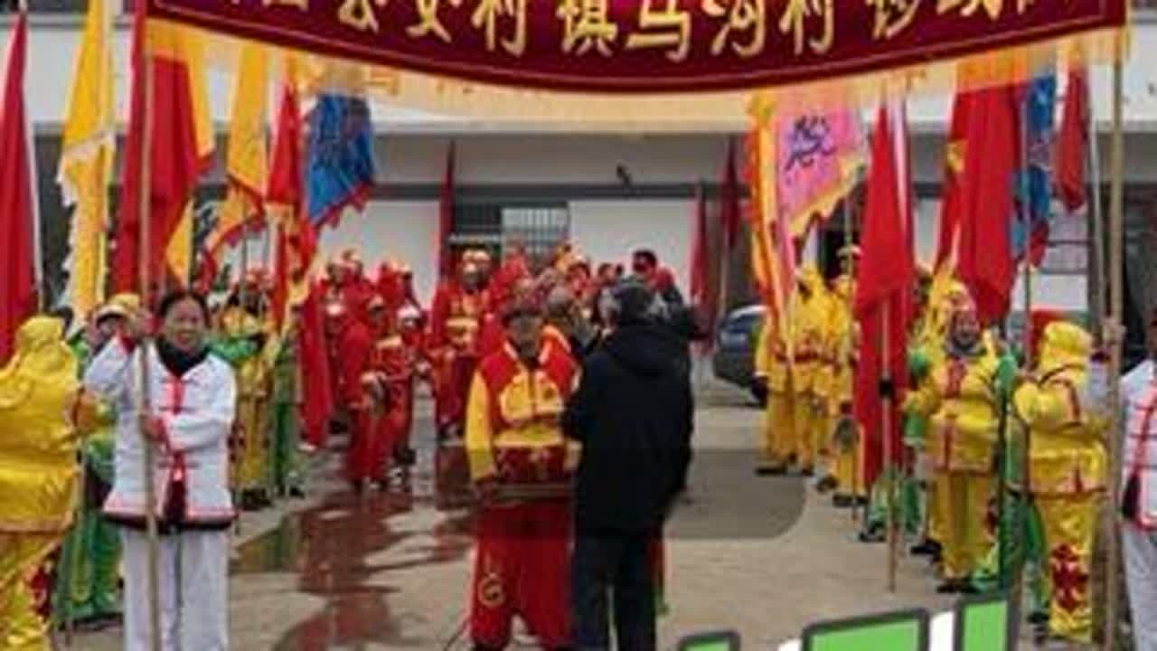 马沟村的锣鼓队排练现场…#集体活动 #锣鼓 #乡里乡亲