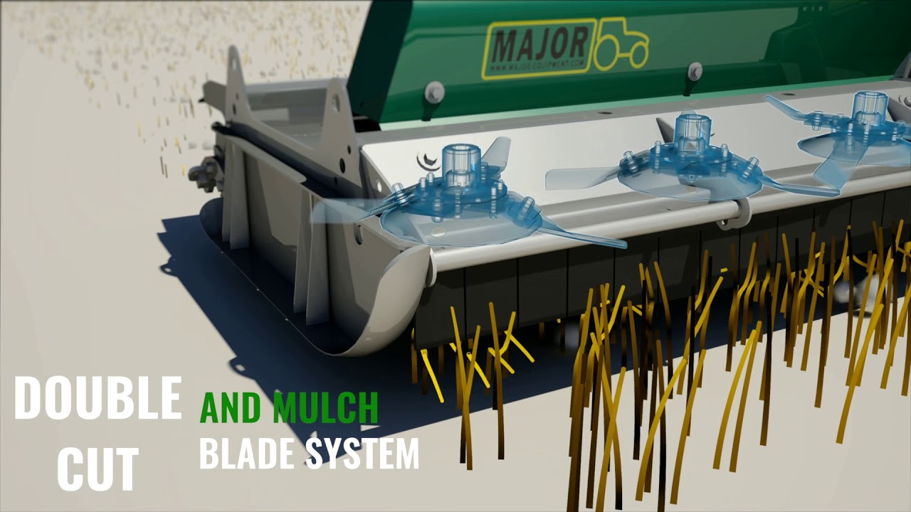 MAJOR MJ30 560 (18') Cyclone Cotton Stalk Shredder, Mississippi
