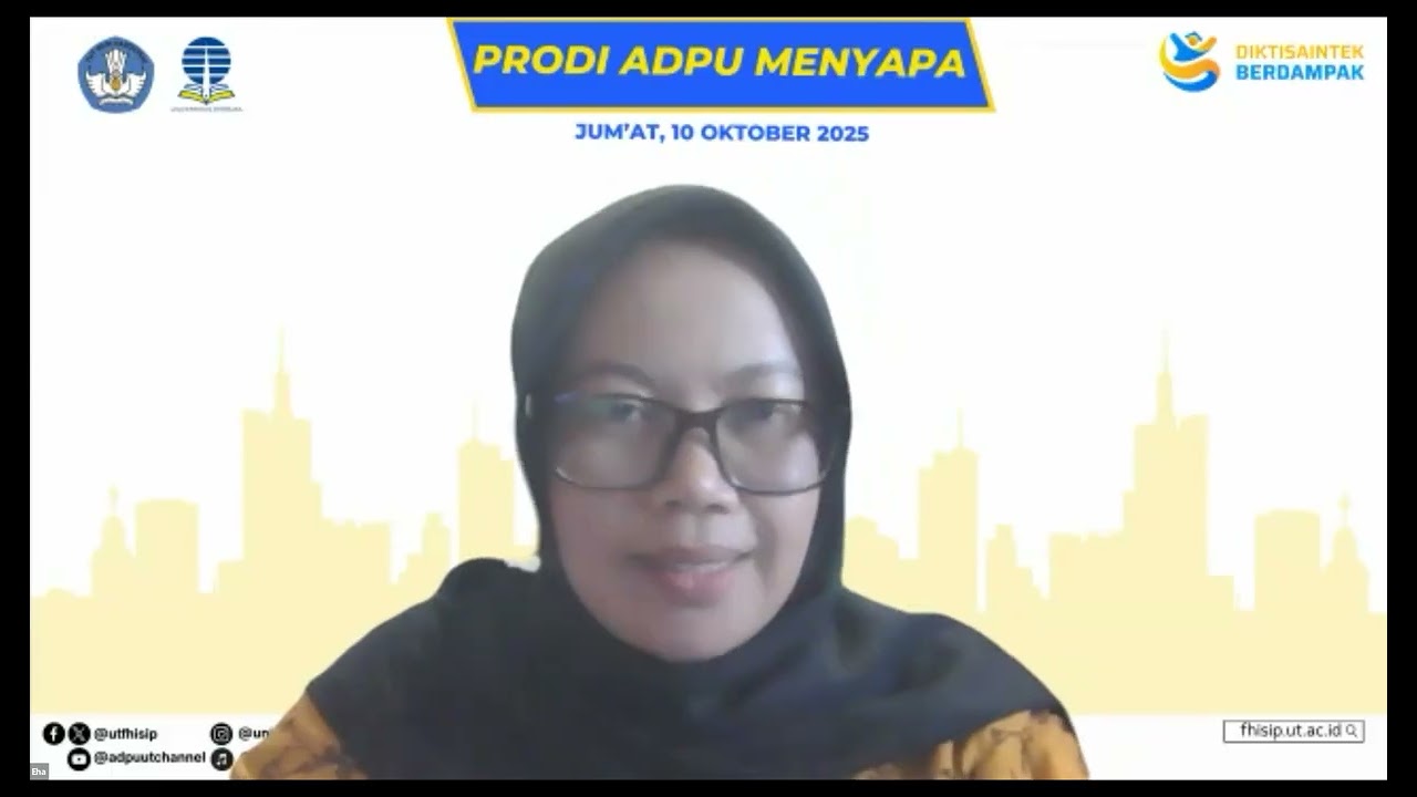 Prodi Ilmu Administrasi Negara Menyapa Sapa Prodi ADPU Jum’at, 10 Oktober 2025