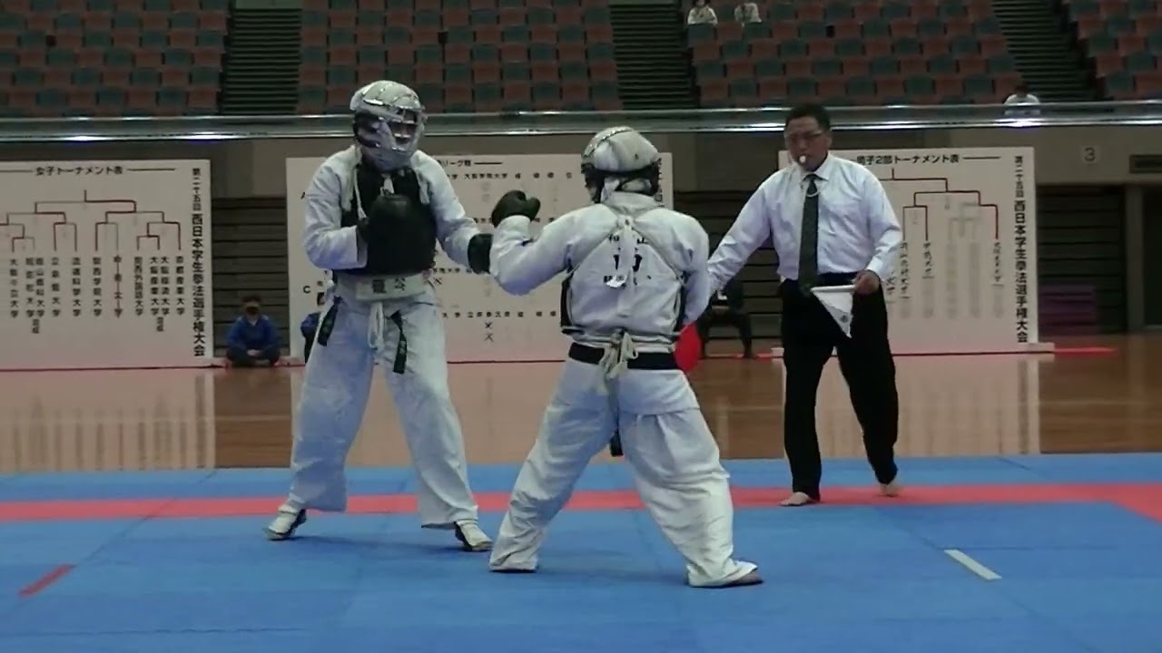 2022日本拳法 西日本学生選手権大会 決勝戦 龍谷大学VS関西大学 
