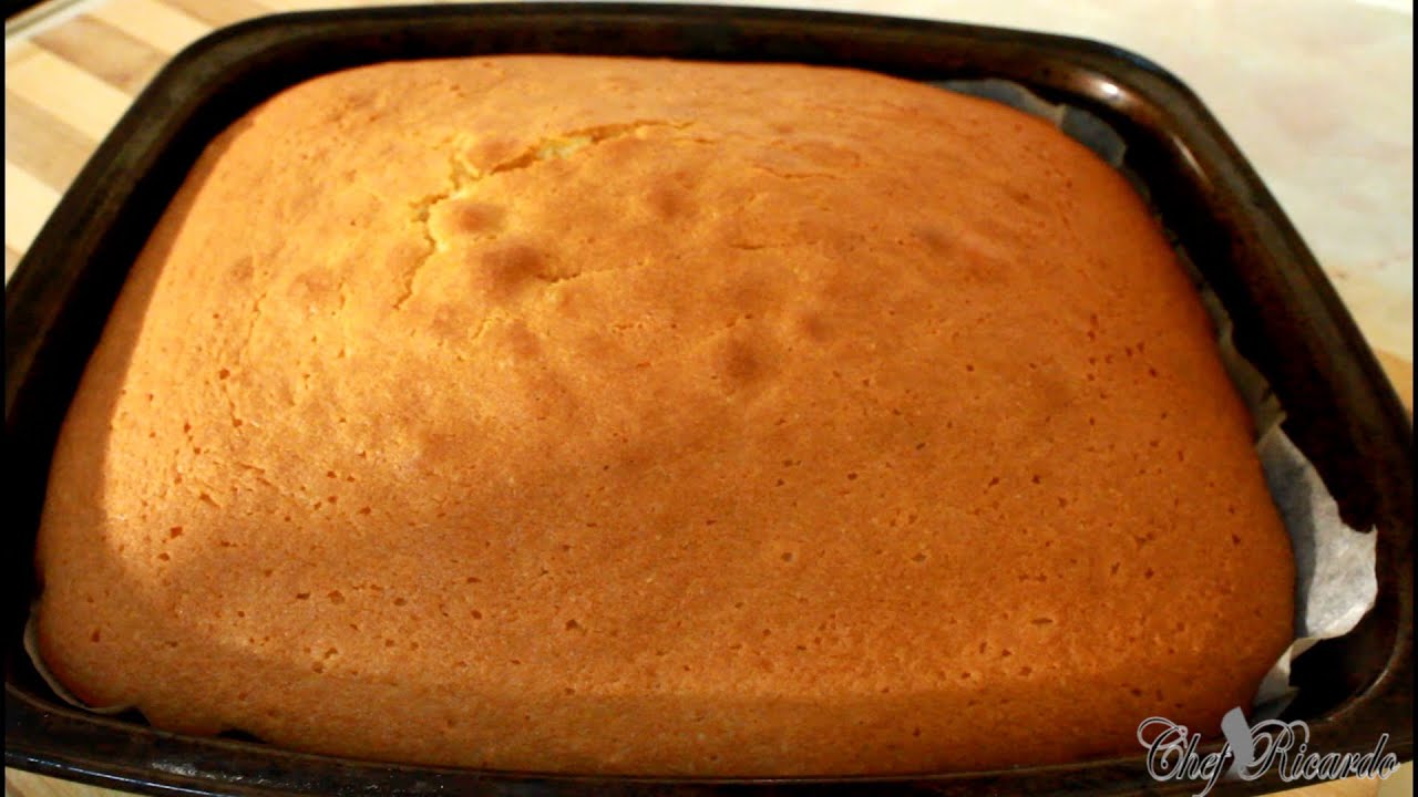 Best Sponge Cake At Home | Recipes By Chef Ricardo