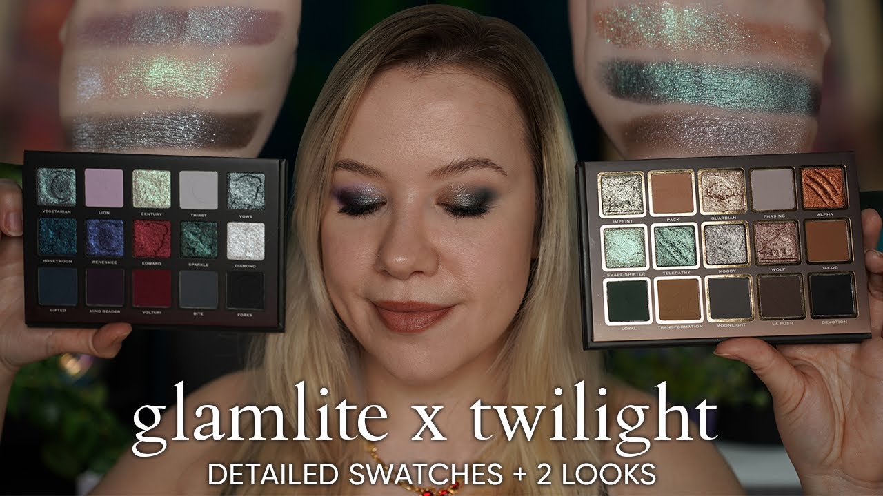 Glamlite x Twilight Palettes | Detailed Swatches & 2 looks
