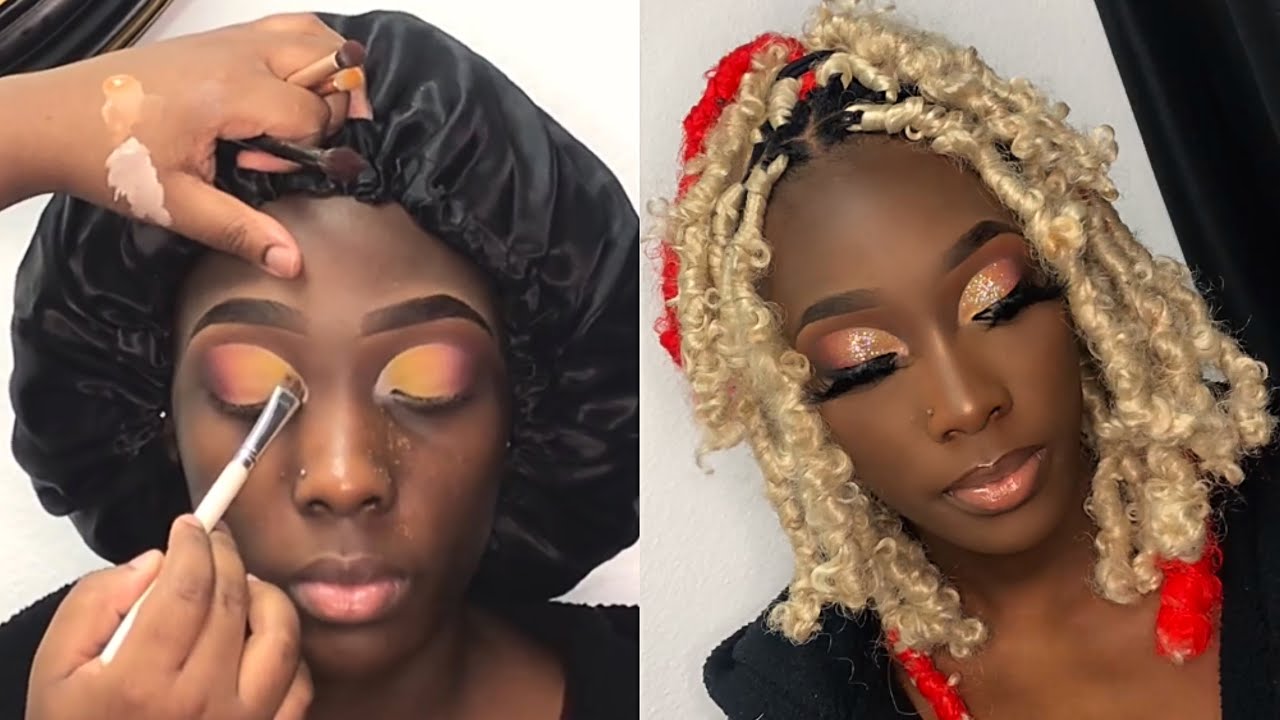VERY Affordable Glitter Cut Crease | Client Tutorial