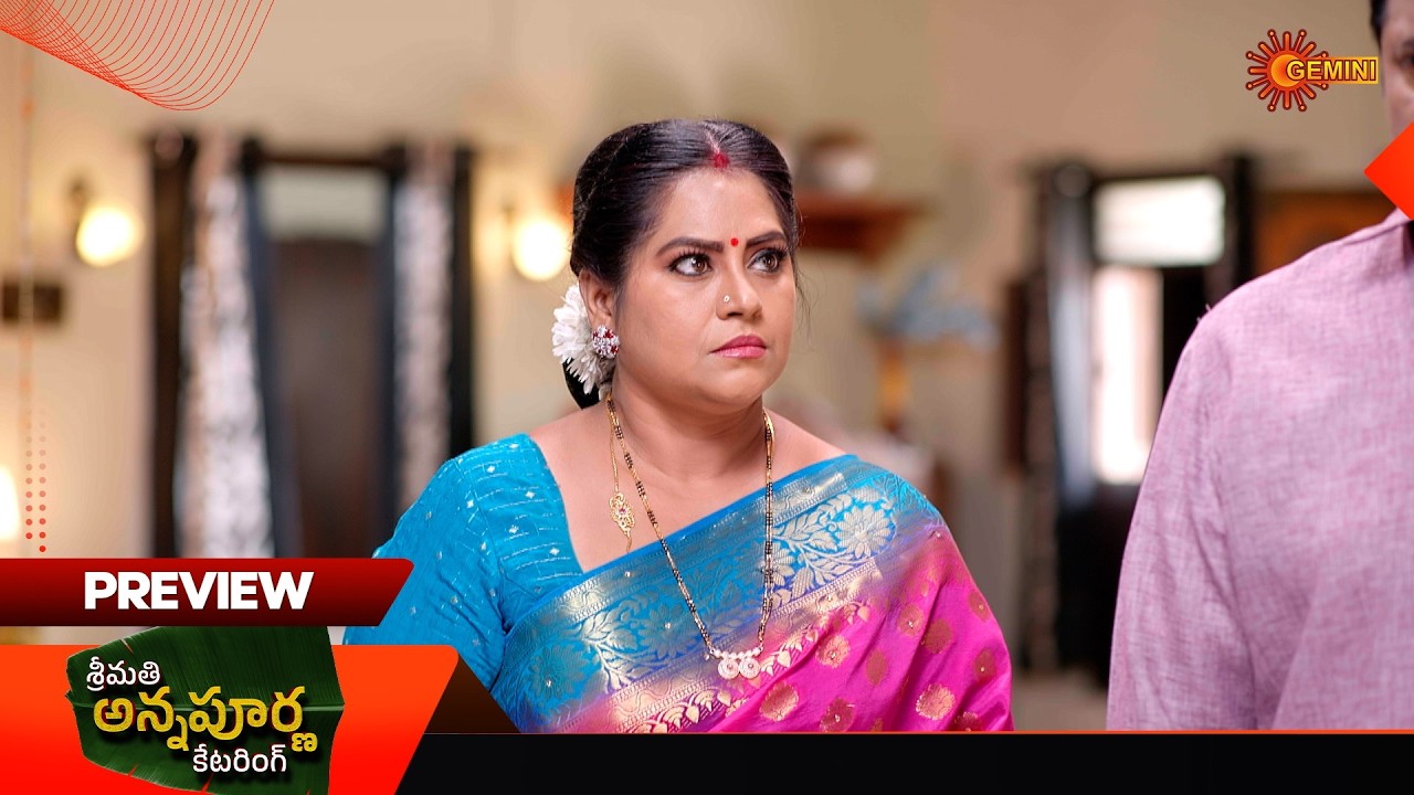Srimati Annapurna Catering - Preview of the day | Watch full EP Sun NXT | 10 Feb 2026 | Gemini TV