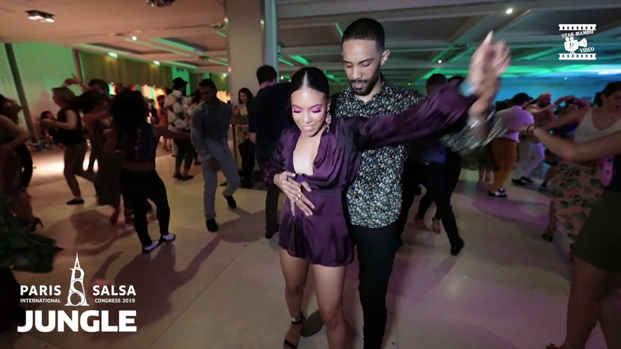 Raul Valenzuela & Scarlett Bibi Medrano - social dancing @ PARIS INTL SALSA CONGRESS 2019