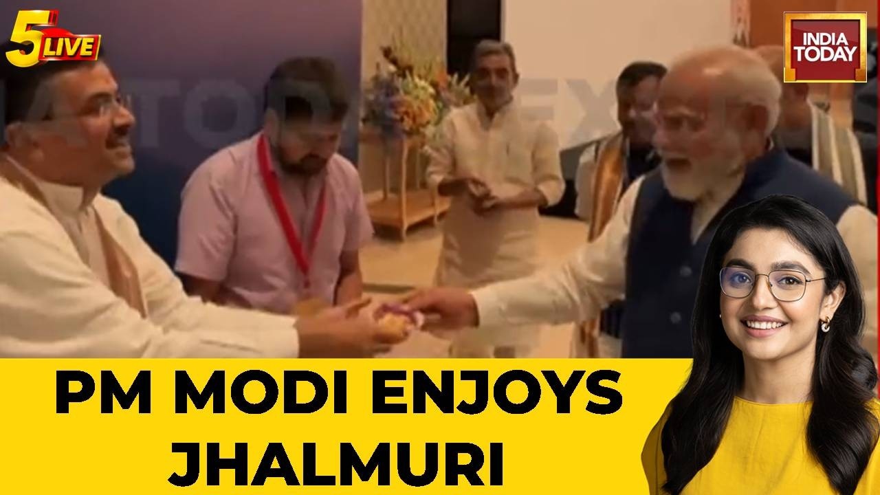 12-Yrs Of PM Modi: JhalMuri Becomes Symbol Of Historic West Bengal Victory At Crucial NDA Meeting