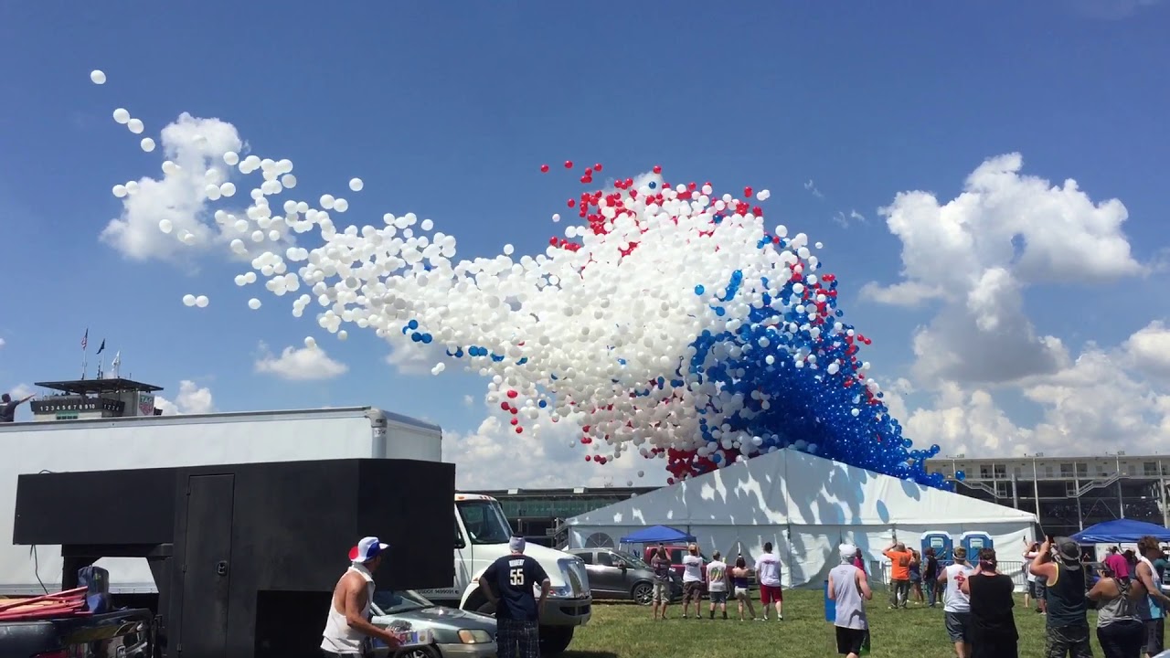 Indy 500 ballon release 05/27/2018