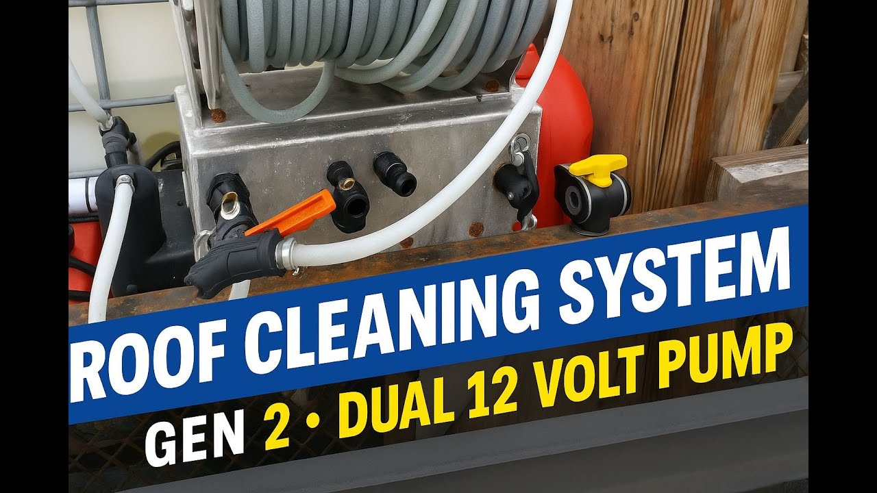 Roof Cleaning System Gen 2 | Dual 12 Volt Pump Review & Setup Tips
