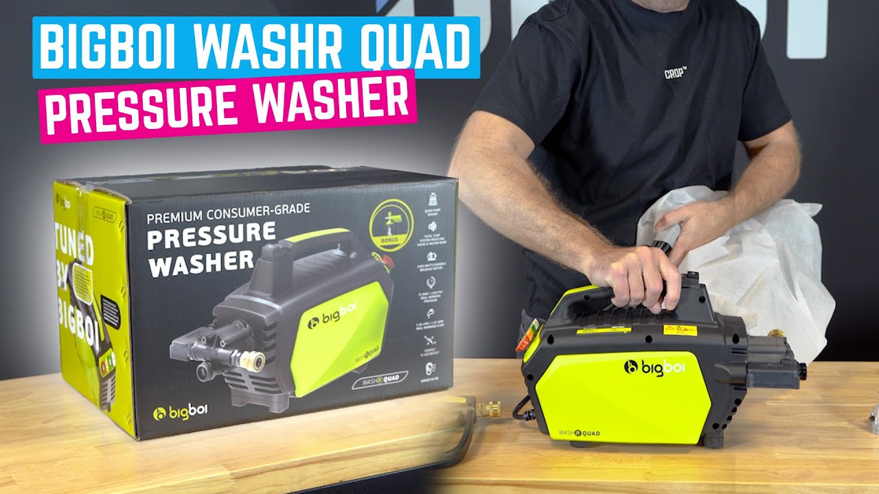 BigBoi WashR QUAD - Premium Car Detailing Pressure Washer | UNBOXING