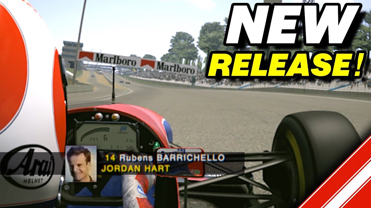 Barrichello’s 1993 Jordan 193 at Interlagos 🇧🇷 Assetto Corsa VR Racing