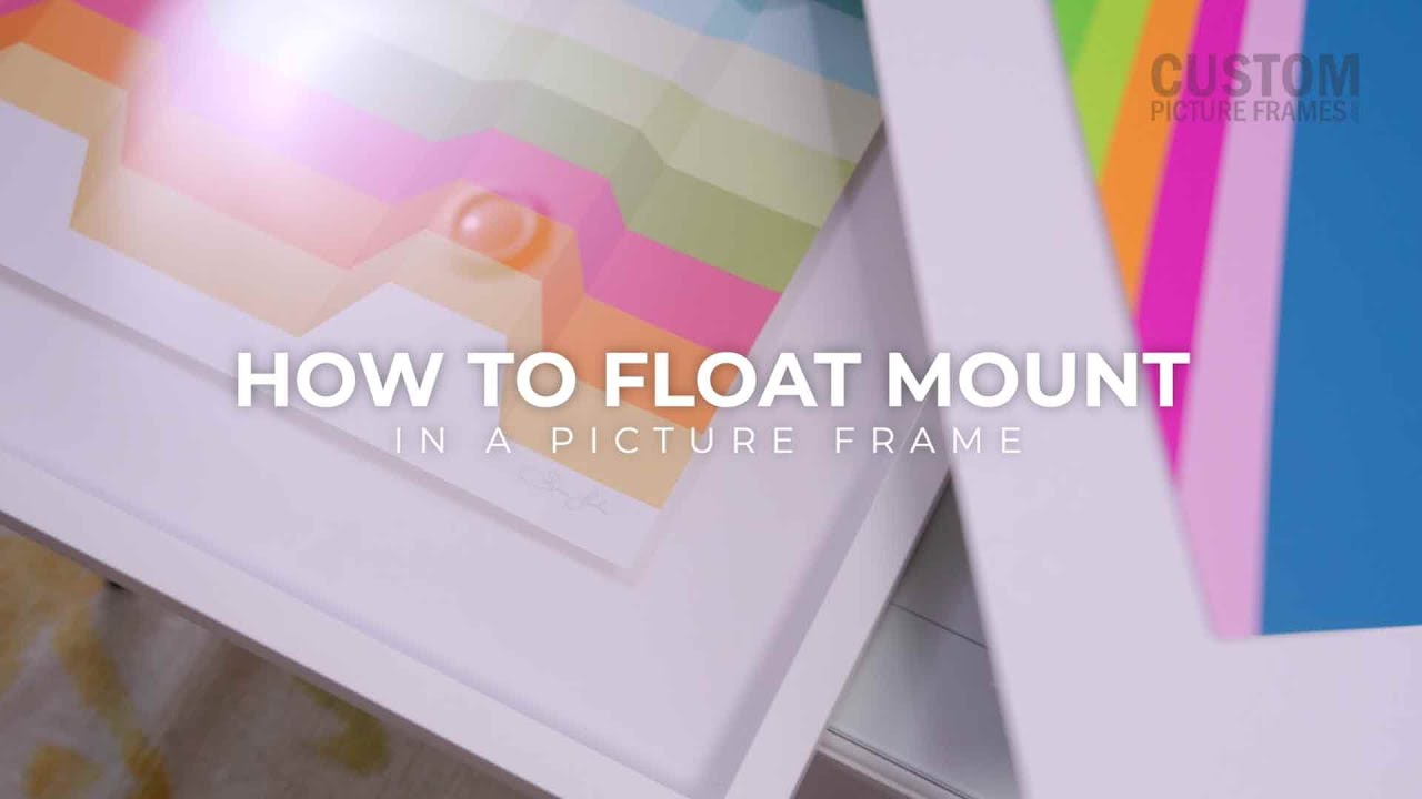 How To Float Mount Your Art ft. Gina Julian | CustomPictureFrames.com