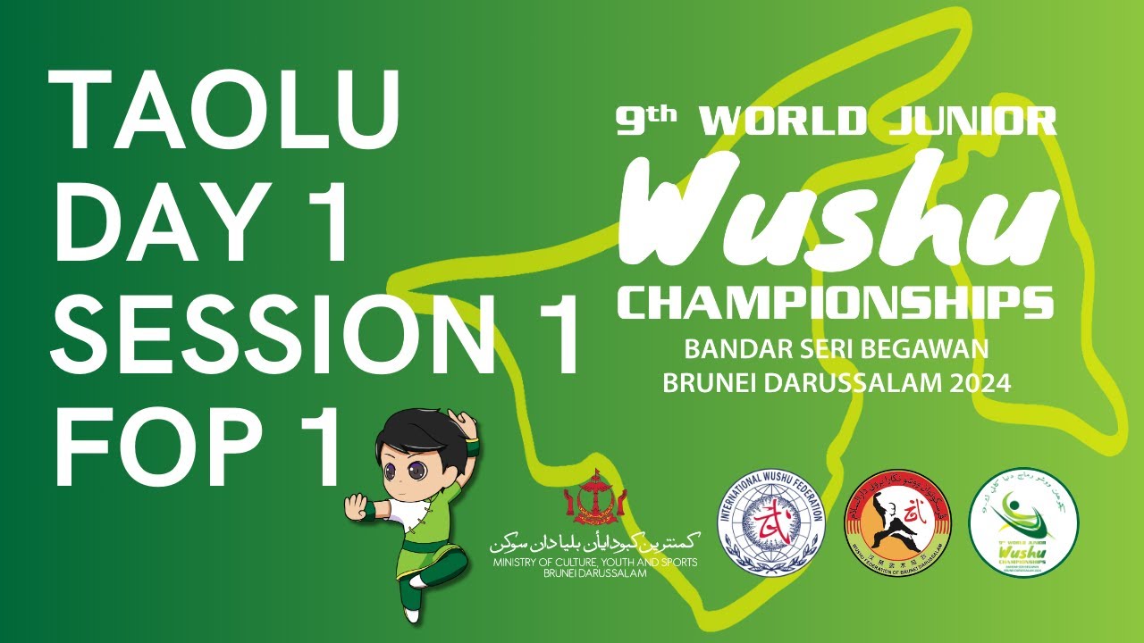 9th World Junior Wushu Championships Day 1- FOP1 Taolu Morning Session