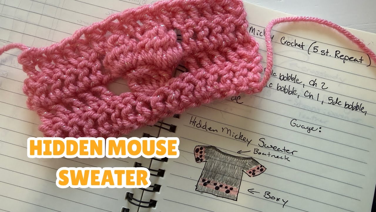 How I customize crochet patterns: Disney park edition