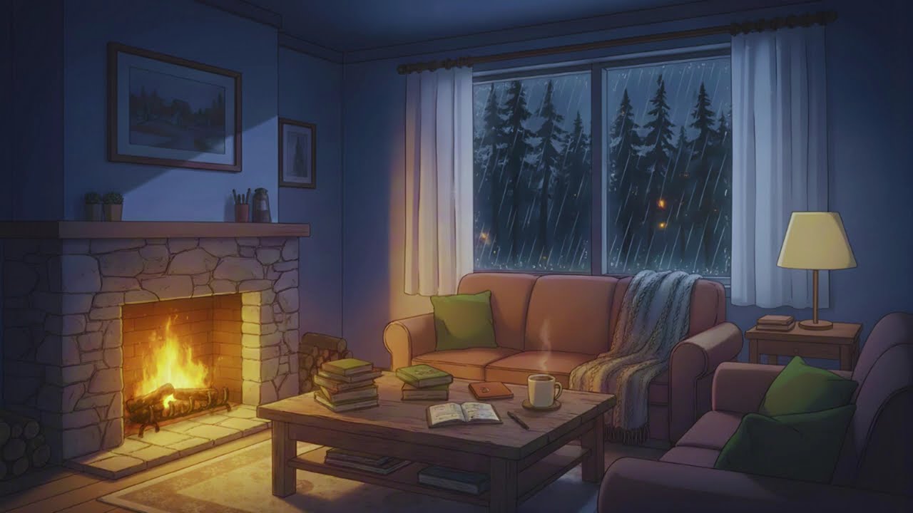 Rainy Night│ Focus Music │ Lofi