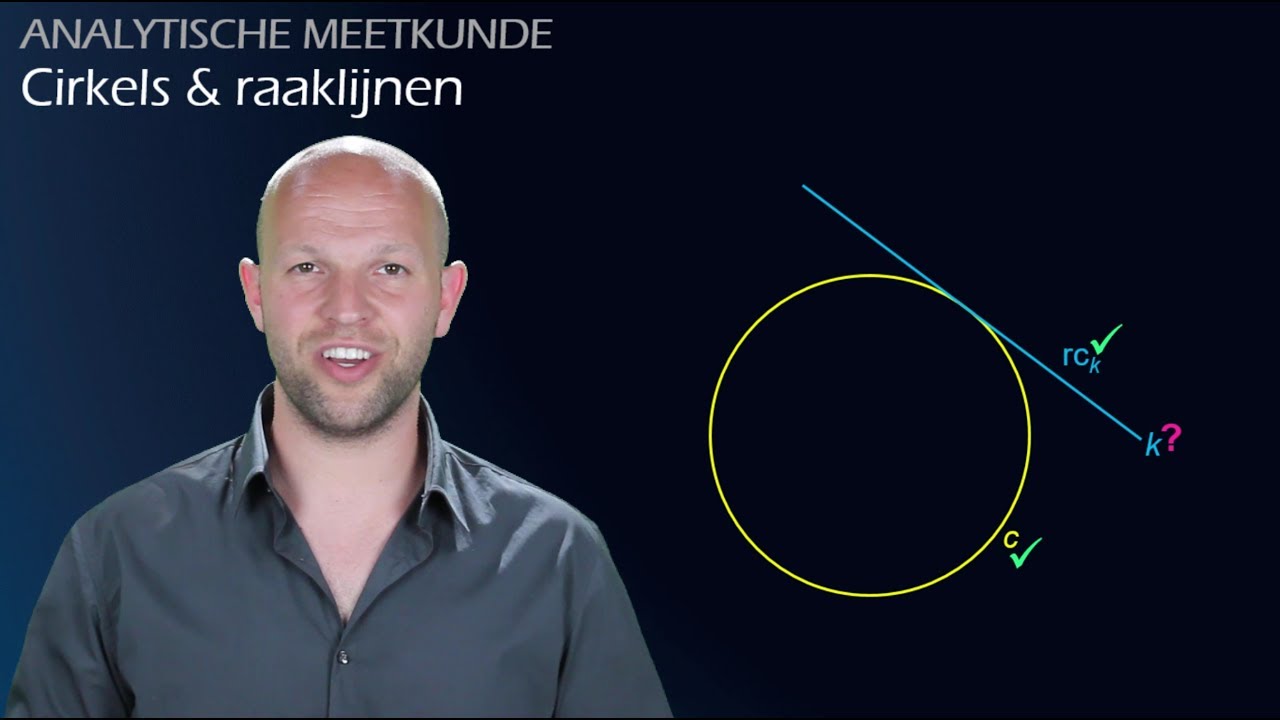 Analytische meetkunde - Cirkels en raaklijnen - samenvatting (havo B) - WiskundeAcademie