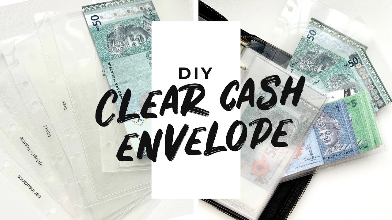 DIY CLEAR CASH ENVELOPE