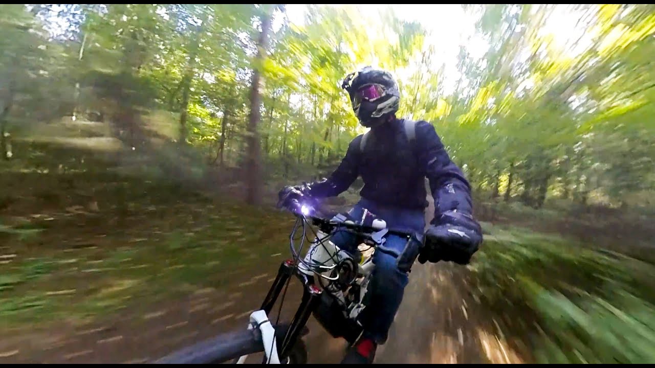 Electric MX Bike - Kona Stinky Deluxe Downhill bike + BBSHD '1000W' electric motor conversion