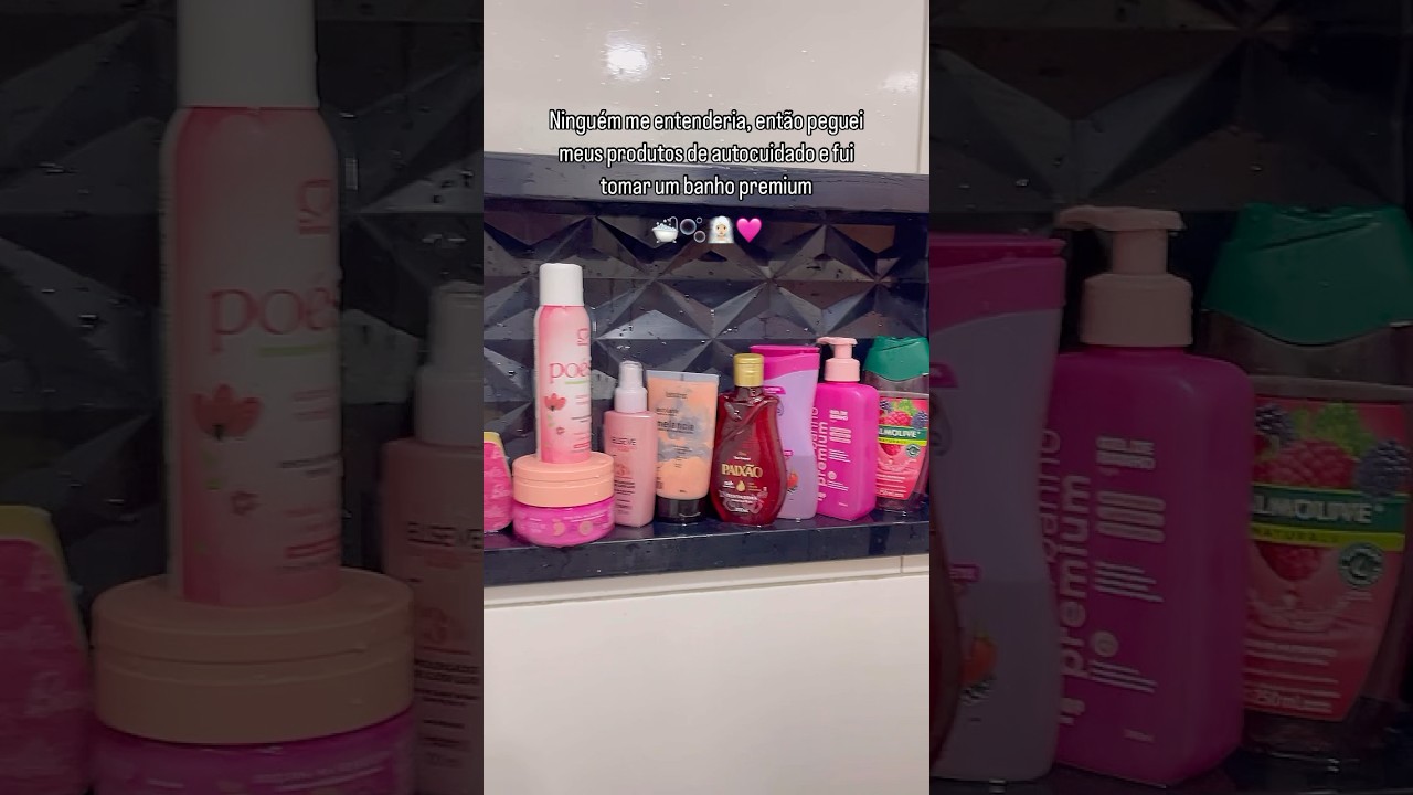 Banho premium! #autocuidado #rotinadeautocuidado #banhopremium #skincare #produtosdefarm&aacute;cia